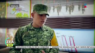 Militar recuerda cómo salvó a un niño de morir electrocutado en Sinaloa  Noticias con Francisco Zea [upl. by Ekihc553]