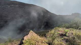 Fumaroles at Mt Vesuvius crater [upl. by Festus]