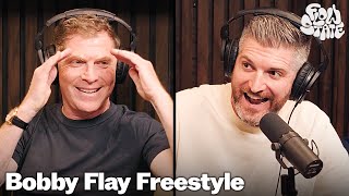 Harry Mack Cooking Up a Freestyle with Bobby Flay [upl. by Llenaej156]