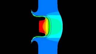 ANSYS AutoDyn bullet 2d [upl. by Gilligan]