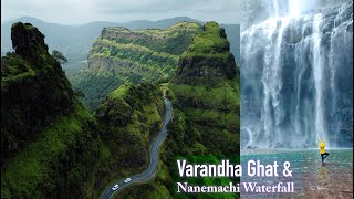 Beauty of Sahyadri Varandha Ghat  Nanemachi Waterfall  नानेमाची धबधबा  वरंध घाट [upl. by Arrim327]