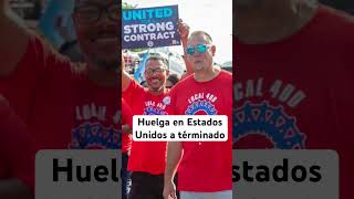 Huelga en Estados Unidos a términado [upl. by Erida]