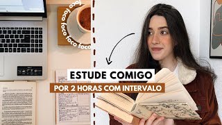 Estude comigo em TEMPO REAL  Método Pomodoro em um dia aconchegante e chuvoso com timer amp alarme ✨ [upl. by Nettie]