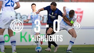 INTER 30 DINAMO KIEV  FRIENDLY MATCH HIGHLIGHTS  Dzeko scores his first goal ⚽🖤💙 [upl. by Ellesig939]