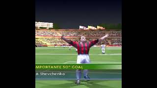 Grandissimo gol di testa dellusignolo di Kiev Sheva Fifa 2000 [upl. by Sorci]