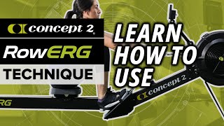 Correct Rowing Machine Technique Improve Your Rowing  Concept2 [upl. by Htebazle]