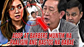 ACOP AT BARBERS MUNTIK NA PAALISIN ISANG DDS SUPPORTER  NAG BIDA SA QUAD COMMITTEE [upl. by Ajssatsan]