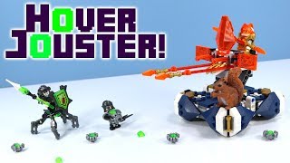 LEGO NEXO Knights 2018 Lances Hover Jouster Speed Build Review [upl. by Olive]