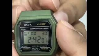 Casio F91W Unboxing World Best Watch Ever [upl. by Enilrae]