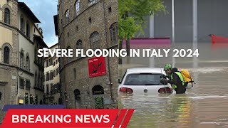 breaking news disastrous floods in italy 2024 whats happening [upl. by Devi737]