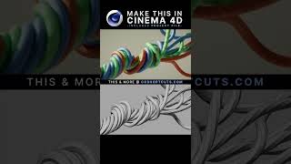 Dynamic Twisting Rope in Cinema 4D ⭐ Tutorial  Project File [upl. by Tj]