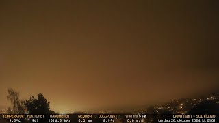 Timelapse Cam 1  Natt til 26 oktober 2024 [upl. by Aip134]