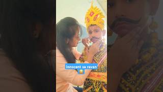 he is just about to cry 😂😂 art artteacherideas trending diwali ravan [upl. by Reddin]