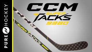 CCM Super Tacks 9380 Hockey Stick  Product Review [upl. by Greenlee]