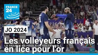 JO 2024  les volleyeurs français en finale contre la Pologne veulent conserver leur titre olympique [upl. by Dadinirt]