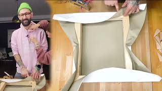 Tutorial How to Keilrahmen bauen und Leinwand bespannen  Volane amp Louis  Wie geht Kunst DIY [upl. by Mashe]