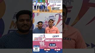 Hyderabad half marathon hyderabad trending running gachibowli viralvideo [upl. by Llieno]