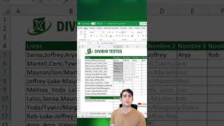 Dividir textos con delimitador en excel [upl. by Anilos804]