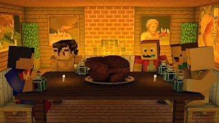 CENA DE FIN DE AÑO CON VEGETTA777 Y LOS NOOBS EN MINECRAFT TROLL 😂 [upl. by Pollak]