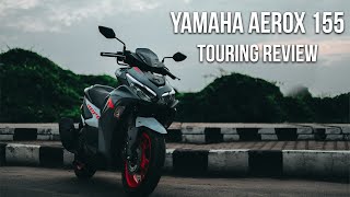 Yamaha Aerox 155 Touring Review [upl. by Cammi]