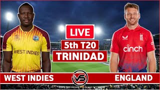 England vs West Indies 5th T20 Live Scores  ENG vs WI 5th T20 Live Scores amp Commentary [upl. by Yerffoeg]