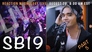 Reaction Wednesday E027 Part 5 Pablo of SB19  La Luna Reaction  First Time Reaction [upl. by Reidar]