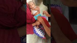 Baby crying rimax  injection video baby hip shorts vlog trending [upl. by Layla]