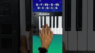 Melodia Navideña muy FACIL piano tutorial navidad [upl. by Ttcos993]