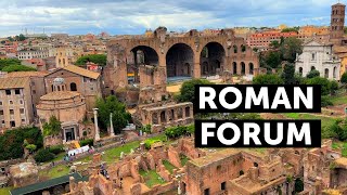 The ROMAN FORUM excavations  Rome Italy [upl. by Narud]