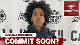 ELITE PG Mikel Brown Jr LOVED Indiana Will he commit  Indiana Hoosiers Podcast [upl. by Ahtabat686]