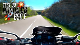 TEST DU HONDA CB 650F 💥🚀 PURESOUND [upl. by Auhsuj989]