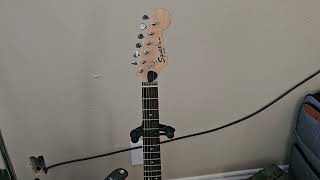 Fender Squier Short Scale Strat Pack with Amp Cable Tuner Strap Picks Lessons DVD Review [upl. by Aicats]