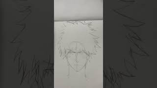 Bleach Anime Character TimeLapse Drawing Ichigo Kurosaki  BleachAnime BleachFanArt AnimeArt [upl. by Niple]