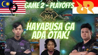 TODAK TAK TERDAYA MENENTANG RRQ  TODAK VS RRQ HOSHI GAME 2 BO5 PLAYOFFS  M4 WORLD CHAMPIONSHIP [upl. by Rehctelf]