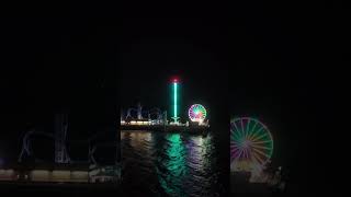 Galveston Island Historic Pleasure Pier  GalvestonTX  Dazzling City amp Amusement Park at Night [upl. by Tri454]