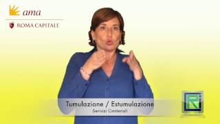 Video 4  Tumulazione e Estumulazione [upl. by Arbua734]