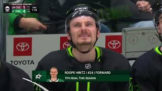 Roope Hintz 10 vs Colorado [upl. by Adnyleb666]