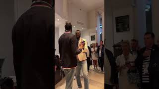 🇺🇸 LeBron James prepares to bear the flag for Team USA at Paris Olympics shorts [upl. by Revned314]