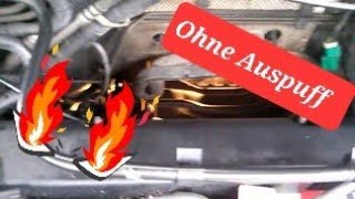 💨🎆 Ford Focus Auto Motorstart ohne Auspuff Krümmer Extrem Laut Teil 3 [upl. by Noramac]