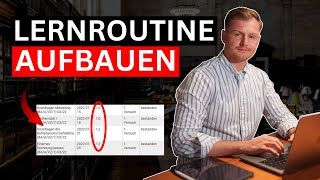 Lernroutine aufbauen im Semester  Klausurenphase [upl. by Bubb953]