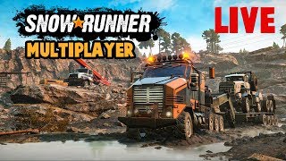 SOFERI DE MARE TONAJ PE RUSIA SnowRunner Multiplayer Ep31 [upl. by Aseyt]