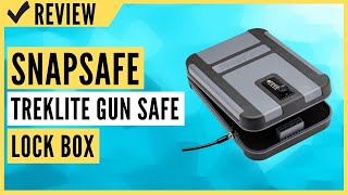 SnapSafe Treklite Gun Safe Lock Box with TSA Combination Lock Review [upl. by Sicular]