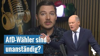 Scholz gegen AfDWähler Der Tag der Deutschen Einheit [upl. by Yrohcaz859]