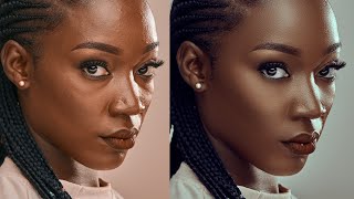 HighEnd Skin Retouching Beginner Photoshop Tutorial 10 Minutes  Frequency Separation [upl. by Irafat]