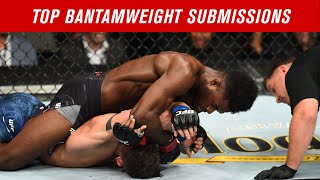 Top 10 Bantamweight Submissions in UFC History [upl. by Adnarom]