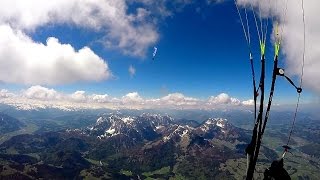 Paragliding Kössen Tirol [upl. by Gilligan]