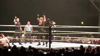 Triple H does a suicide dive at WWE House Show [upl. by Heck682]