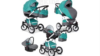 Kinderwagen Test von LCPKids 3in1KombiKinderwagen RIKO Nano [upl. by Piggy196]