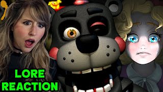 NEW FNAF FAN REACTS TO PIZZA SIMULATOR LORE FIVE NIGHTS AT FREDDYS 6 [upl. by Cirle]