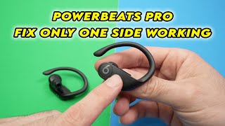 How to Fix PowerBeats Pro If Only One Side is Working [upl. by Cord]